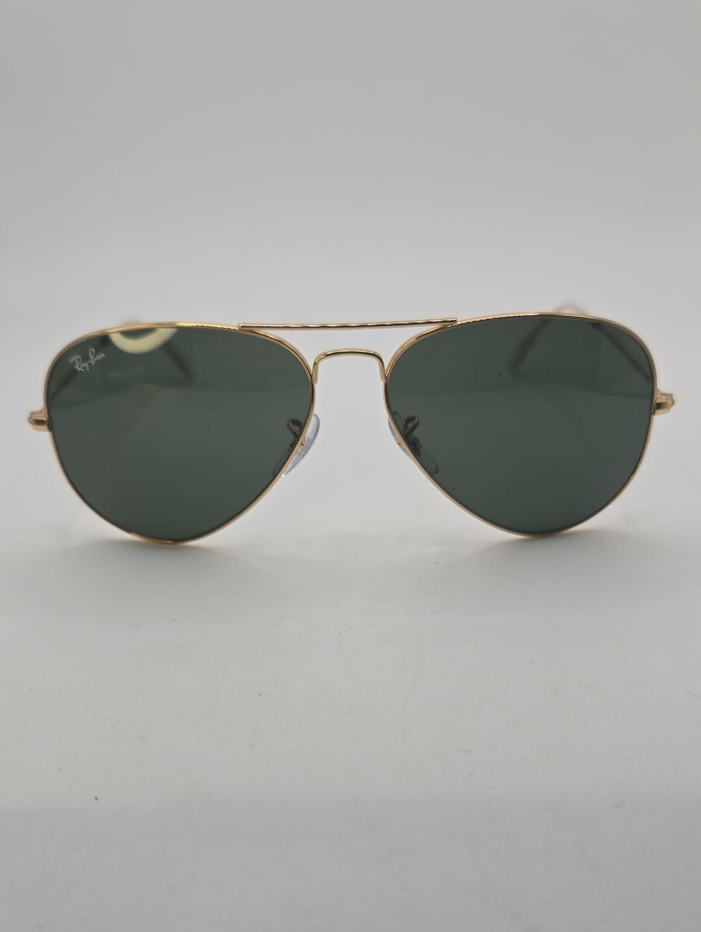 Ray-Ban Aviator Sunglasses - Gold Frame, Green Lenses